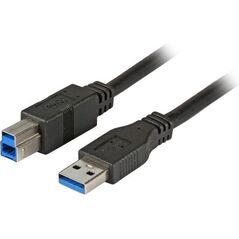 Kabel USB EFB USB-A - USB-B 1.8 m Czarny (K5236.1,8) 4720708 4049759082246