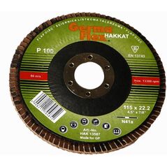 GERMAFLEX Ściernica listkowa 115 mm P100 (GLKN41B115-100) 4759591 5908211724393
