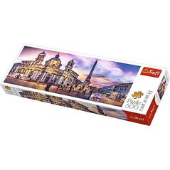 Trefl Puzzle, 500 elementów. Panorama - Piazza Navona, Rzym (GXP-645437) 4782566 5900511295016