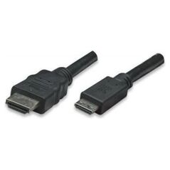 Kabel Techly HDMI Mini - HDMI 1.8m czarny (ICOC-HDMI-B-015) 4865919 8057685304581
