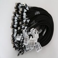 Kabel USB Omega USB-A - 1 m Czarny (OUFBB3MB) 5015673 5907595441735