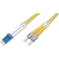 Digitus DIGITUS - Patch- Cable - LC Single- Mode (M) - ST Single- Mode (M) - 5 m - glass fiber - 9 / 125 micron - ( OS1 ) - halogen free - yellow 5302579 4016032249368