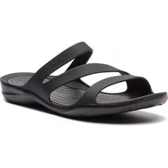 Crocs Klapki damskie Swiftwater Sandal black/black r. 37.5 (203998) 5335648 887350888492