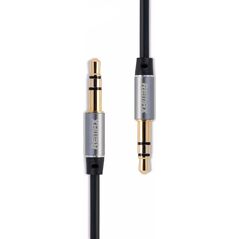 Kabel Remax Jack 3.5mm - Jack 3.5mm 1m czarny 5674812 6954851221616