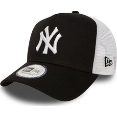 New Era Czapka New York Yankees Clean A Frame Trucker czarno-biała r. uniwersalny (11588491) 5863345 192093838070