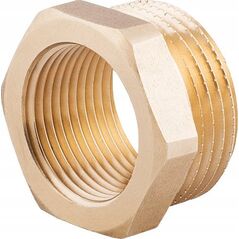 Perfexim Redukcja mosiądz 11/2"x11/4" wzmocniona PHA-306 G1 1/2xG1 1/4 ZW PN16 [10/200] 5931250 5901880000447