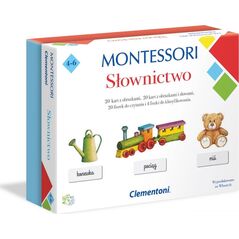 Clementoni Montessori Słownictwo 5931475 8005125500772