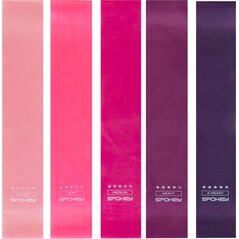 Spokey Mini Band Artio różne poziomy oporu w zestawie wielokolorowy 5 szt. 5944460 5902693289449