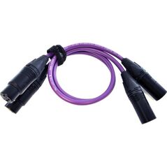 Kabel Melodika XLR x2 - XLR x2 3m fioletowy 6094267 5907609000194