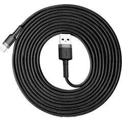 Kabel USB Baseus USB-A - Lightning 3 m Czarno-szary (6953156296305) 6174343 6953156296305