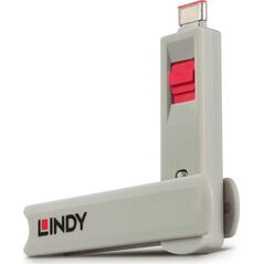 Lindy Zestaw 4 blokad USB-C Czerwony 6281948 4002888404259