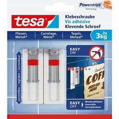 Tesa 1x2 Tesa Adjustable Adhesive Nail for Tiles & Metal 3kg 77764 6294781 4042448340412