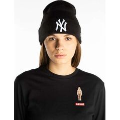 New Era MLB ESSENTIAL CUFF 728 BLACK - - uniseks - czarny 6403045 193650537856