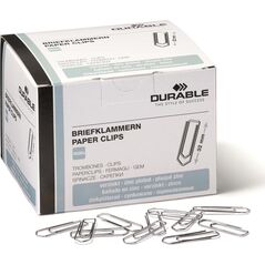 Durable DURABLE Briefklammern 32 mm 1000 Stück verzinkt 6450284 4005546102078