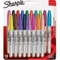 Sharpie Sharpie Marker Fein Rundspitze F 18er Fun-Farben 6450387 3501179961125