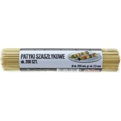 GoDan Patyki bambusowe/szaszłyk 20 cm (200szt) 6453694 5905548916002