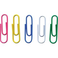 Office Products SPINACZE BIUROWE OKRĄGŁE KOLOROWE 28MM OFFICE PRODUCTS 500SZT. 6597310 5901503656532