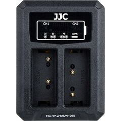Ładowarka do aparatu JJC Ładowarka Dwukanałowa Podwójna USB do Fuji NP-W126 / NP-W126S 6656714 6950291562623
