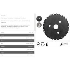 Tarpol Tarnik piła 115mm (T00) 6685489 5902596815004