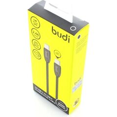 Kabel USB Budi USB-C - USB-C 1 m Czarny (43432-uniw) 6770666 6971536924228