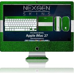 Nexgen Skins Zestaw skórek na obudowę z efektem 3D iMac 27 (On the Field 3D) 6771076 758524874002