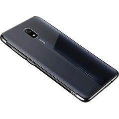 Hurtel Clear Color case żelowy pokrowiec etui z metaliczną ramką Xiaomi Redmi 8A czarny 6785005 9111201898097