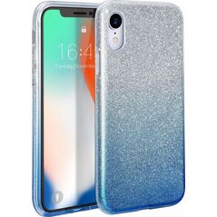Etui IPHONE 11 PRO Brokat Glitter srebrno-niebieskie 6791661 5903396024733