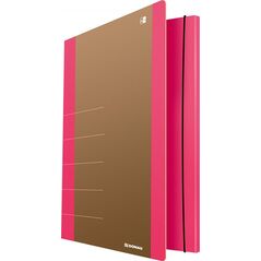 Donau Teczka z gumką DONAU Life, Karton, A4, 500gsm, 3-skrz., różowa 6801864 5901503611845