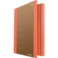 Donau Teczka z gumką DONAU Life, Karton, A4, 500gsm, 3-skrz., pomarańczowy 6801865 5901503611807