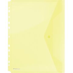 Donau Teczka kopertowa DONAU zatrzask, PP, A4, 200mikr., z europerforacją, żółta 6801870 5901498107866