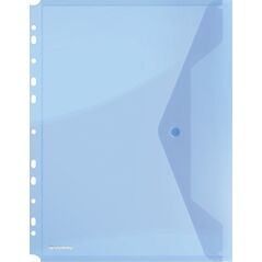 Donau Teczka kopertowa DONAU zatrzask, PP, A4, 200mikr., z europerforacją, niebieska 6801871 5901498107828