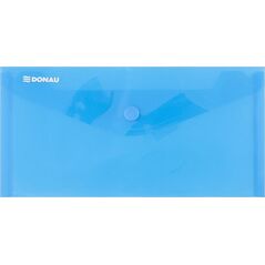 Donau Teczka kopertowa DONAU zatrzask, PP, DL, 180mikr., niebieska 6801892 5901498044512