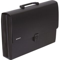 Donau Teczka harmonijkowa DONAU, PP, A4, z rączką, czarna 6801896 5901498024460
