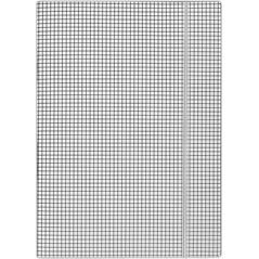 Donau Teczka z gumką DONAU, karton, A4, 400gsm, 3-skrz., biała w kratę 6801904 5901498052470