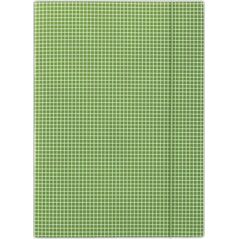 Donau Teczka z gumką DONAU, karton, A4, 400gsm, 3-skrz., zielona w kratę 6801905 5901498052463