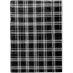 Donau Teczka z gumką DONAU, karton, A4, 400gsm, 3-skrz., czarna w kratę 6801907 5901498052449