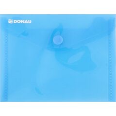 Donau Teczka kopertowa DONAU zatrzask, PP, A6, 180mikr., niebieska 6801919 5901498048510