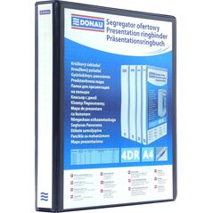 Segregator Donau 4-ringowy A4 50mm czarny (2788504PL-01) 6801994 5901503691816