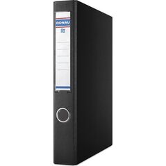 Segregator Donau 4-ringowy A4 30mm czarny (3934001PL-01) 6802040 5901498017363
