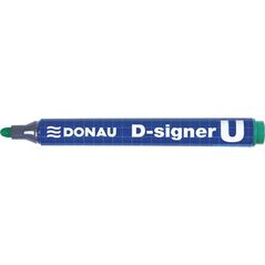 Donau Marker permanentny DONAU D-Signer U, okrągły, 2-4mm (linia), zielony 6802076 5901498010630