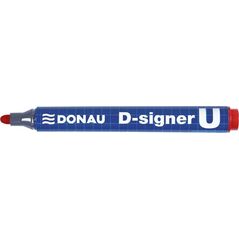 Donau Marker permanentny DONAU D-Signer U, okrągły, 2-4mm (linia), czerwony 6802077 5901498010593