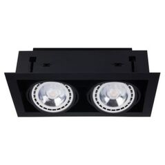 Nowodvorski Plafon Nowodvorski Downlight 9570 II lampa sufitowa oprawa spot 2X75W GU10 ES111 czarny 6896917 5903139957090