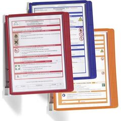 Durable Zestaw 5 paneli informacyjnych na ścianę Vario Durable czerwony 7230736 4005546506487