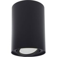 Lampa sufitowa Maclean Punktowa oprawa natynkowa halogenowa GU10 MCE422 B, kolor czarny, 80x115mm, okrągła, aluminiowa 7291633 5902211118732