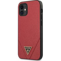 Guess Guess GUHCP12SVSATMLRE iPhone 12 5,4 czerwony/red hardcase Saffiano 7342823 3700740480250