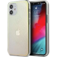 Guess Guess GUHCP12S3D4GIRBL iPhone 12 mini 5,4 opalowy/iridescent hardcase 4G 3D Pattern Collection 7342829 3700740481004
