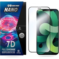 Crong Crong 7D Nano Flexible Glass - Niepękające szkło hybrydowe 9H na cały ekran iPhone 12 Pro Max 7377782 5907731985642