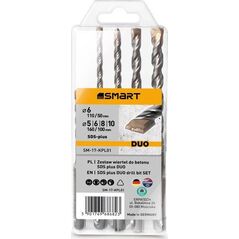Wiertło Smart zestaw wierteł do betonu sds plus duo 7468524 5901769686823