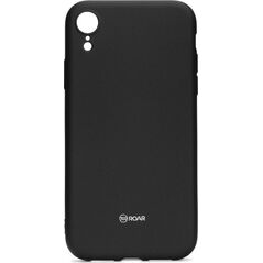 Partner Tele.com Futerał Roar Colorful Jelly Case - do Iphone XR Czarny 7497986 5901737929174