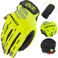 Mechanix Wear Mechanix Wear Rękawice Hi-Viz M-Pact Żółte XL 7548026 781513614365